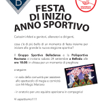 festa di inizio anno sportivo